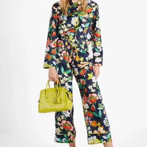 kate spade Other - kate spade floral silk twirl SET